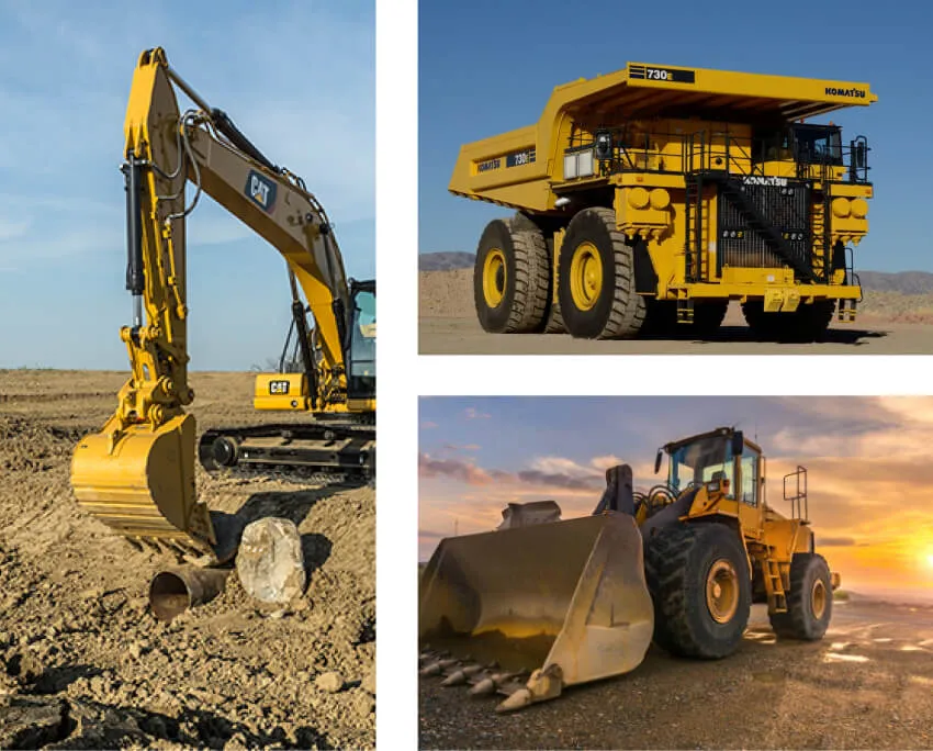 Zdjęcia maszyn budowlanych